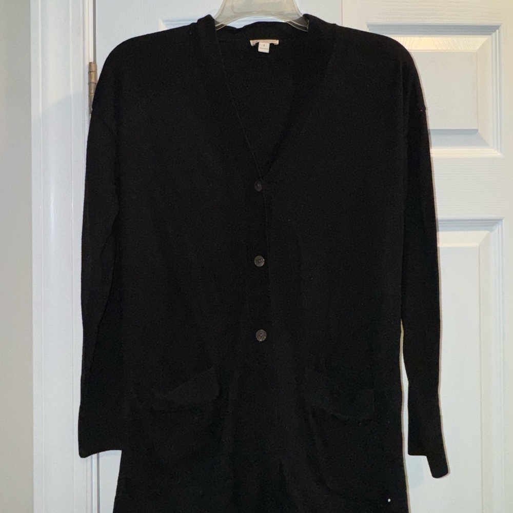 GAP Women's Classic Black Cardigan Sweater